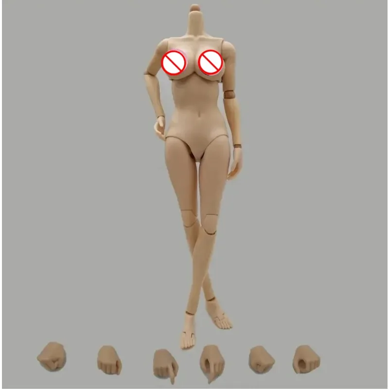 27cm corpo feminino brinquedo 1/6 escala pele de trigo grande peito pose-able pintura conjunta móvel artes 12 polegadas figura de ação boneca brinquedo