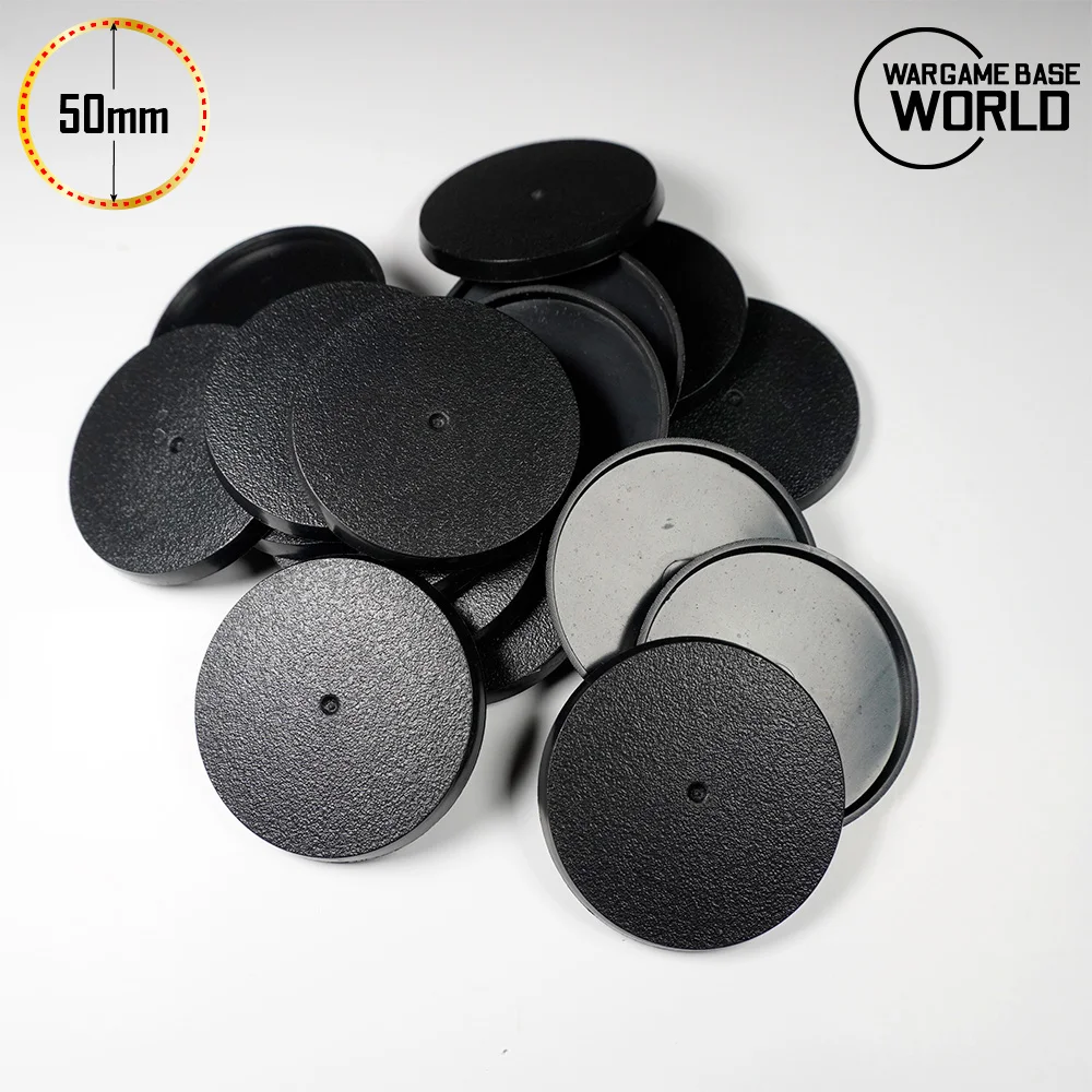 

50mm Round Bases for Resin Model Miniature Bases