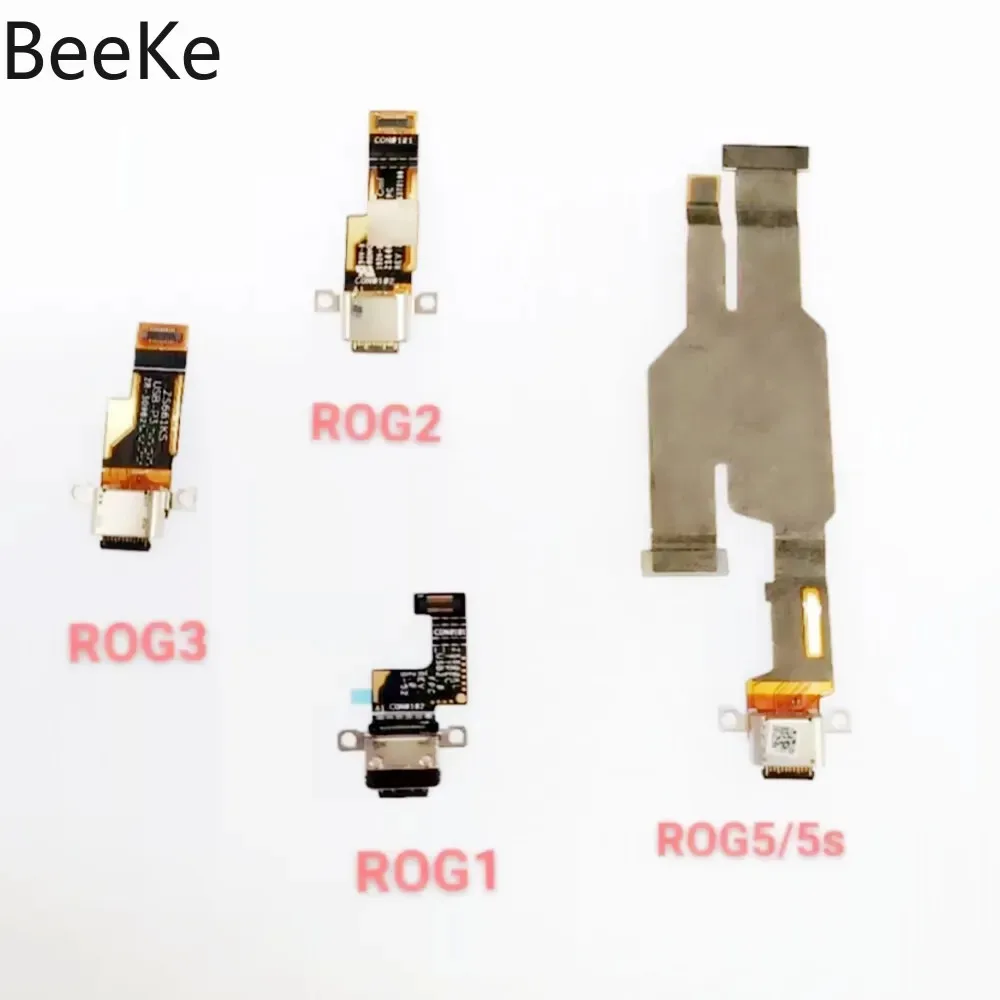 Replace Original For For ASUS Rog Phone 2 3 5 6 7 8 Pro 5S 6S USB Charging Dock Port Jack Board Charger Flex Cable Repair Parts