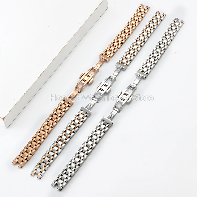 لتيسو بيليسيما سوار الفولاذ المقاوم للصدأ المضادة للخدش الصدأ واقية سهلة التعديل مناسبة لحزام ساعة المعصم للسيدات