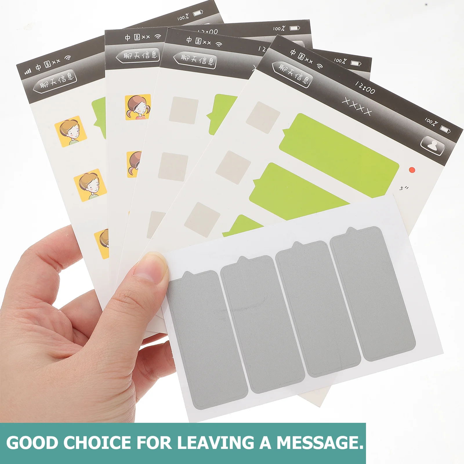 

24pcs Scratch-Off Labels Stickers Silver Grey Lable Per Sheet Diy Message Note For Gender Reveal Wedding Pregnancy Announcement