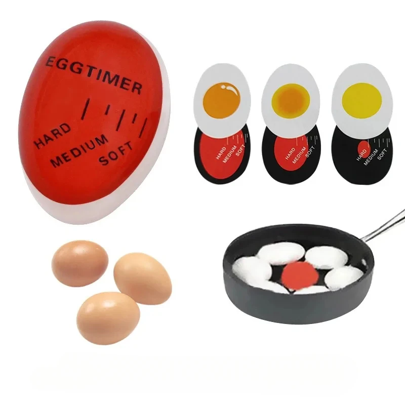 Cute Resin Boiled Egg Timer Colour Changing Visible Half Cooked Full Cooker Kitchen Tool