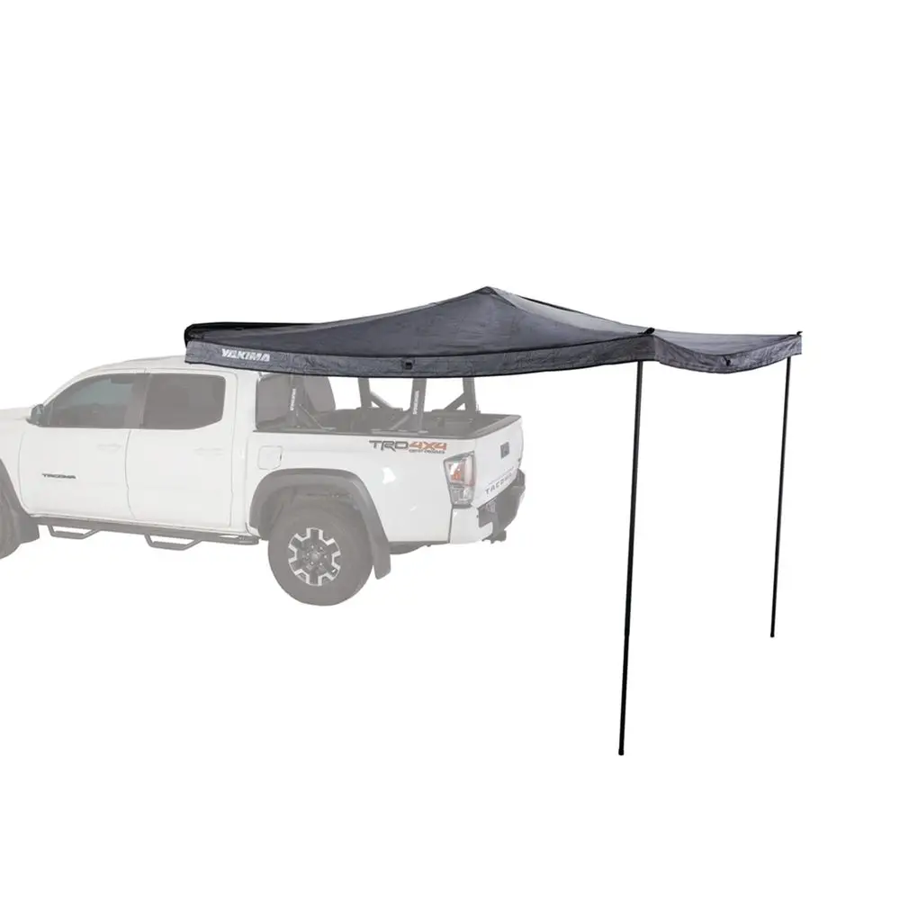 

Freestanding Roof Mounted Awning, 270 Degree 80 Sq Ft Travel Sun Protection Canopy w Support Legs for Left Side of Vehicle, Ove