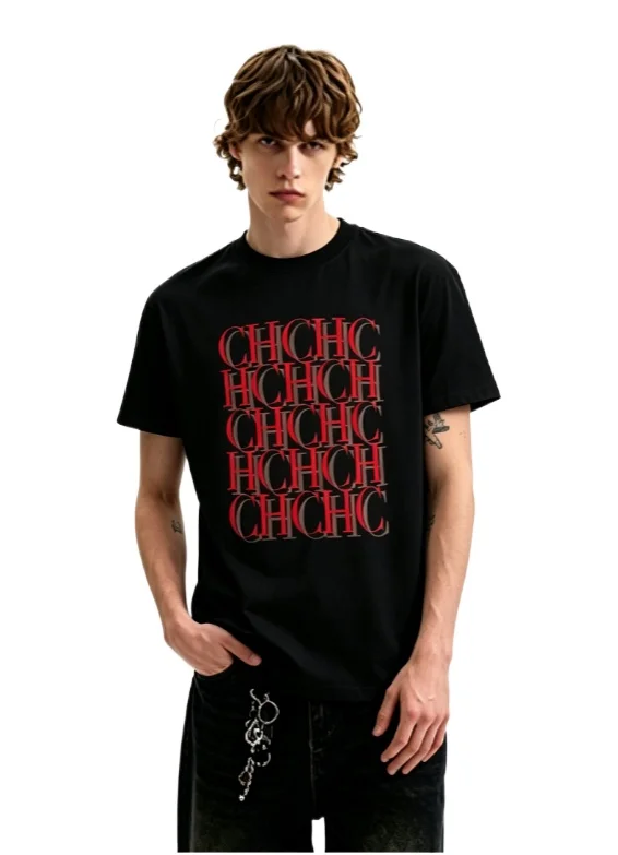 2026 Neues bedrucktes Streetwear-Sommer-Baumwoll-T-Shirt mit kurzen Ärmeln für Herren, hochwertige Streetwear-Herrenbekleidung, Damen-T-Shirt – Detail 4