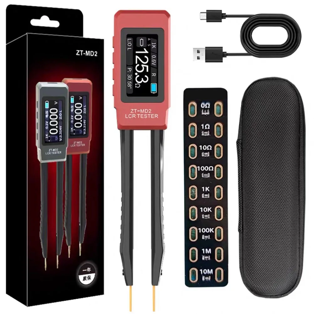 ZT-MD2 Intelligent Digital Clamp Meter LCR Tester For SMD Component Resistance Capacitance Inductance Measurement Tool view 2