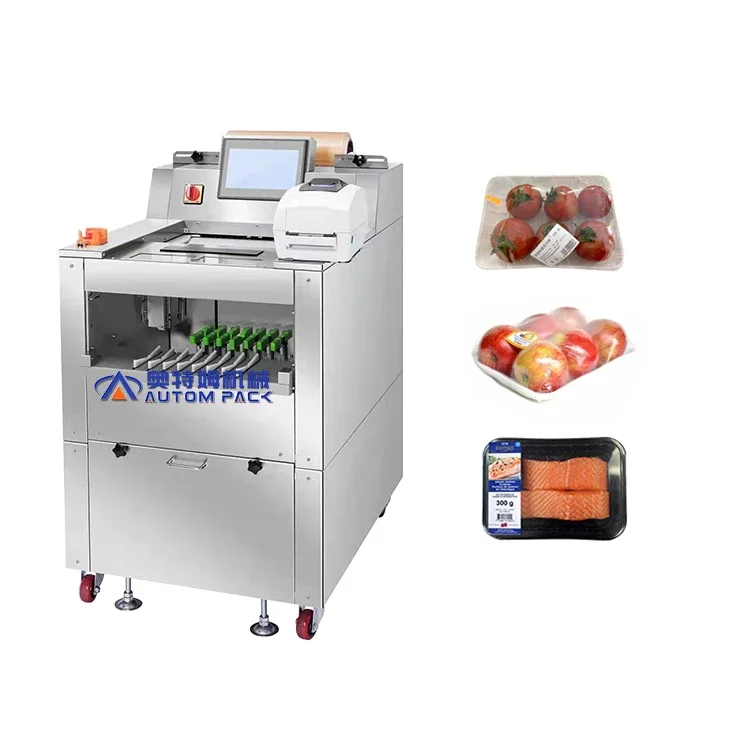 Best Price Small Keep-freshing Meat Fruit Tray Plastic Cling Film Shrinking Wrapper/hand Wrapper Packaging Machine