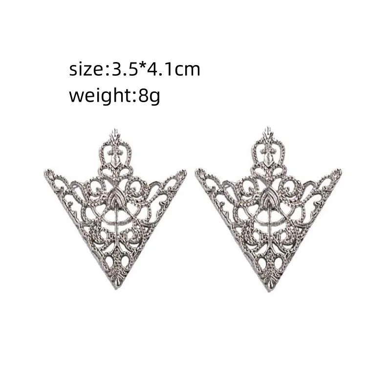 Retro Style Triangular Bee Brooch 1/2pcs Crown Hollow Out Men\'s And Women\'s Jewelry Gift Pins Badges Party Clothing Accessories