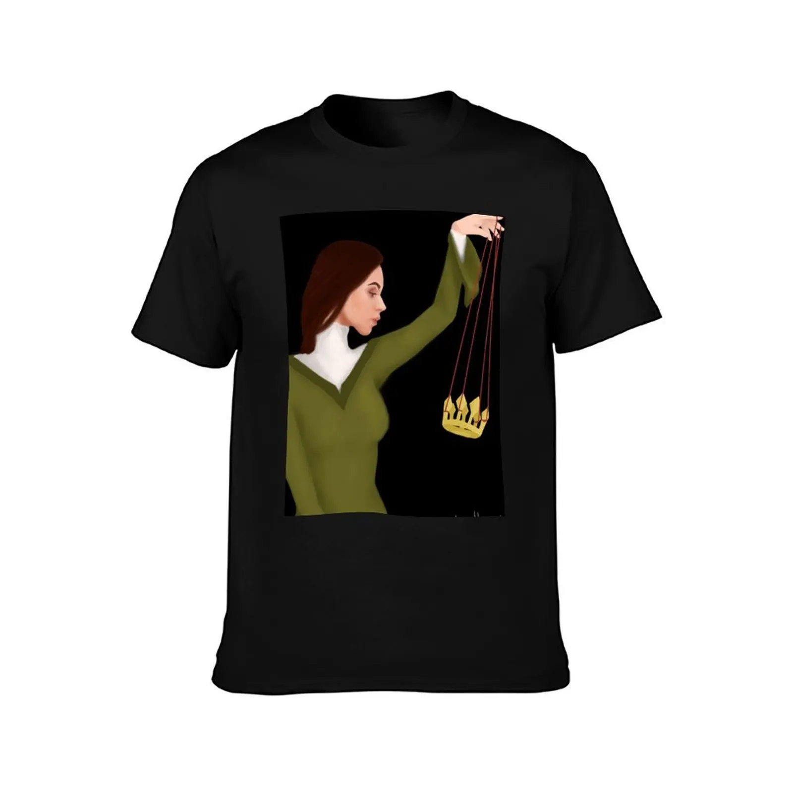 Lady Macbeth T-Shirt, Summer Casual Cotton Tee, Oversized Streetwear Tops, Vintage Graphic Print, Loose Fit Short Sleeve