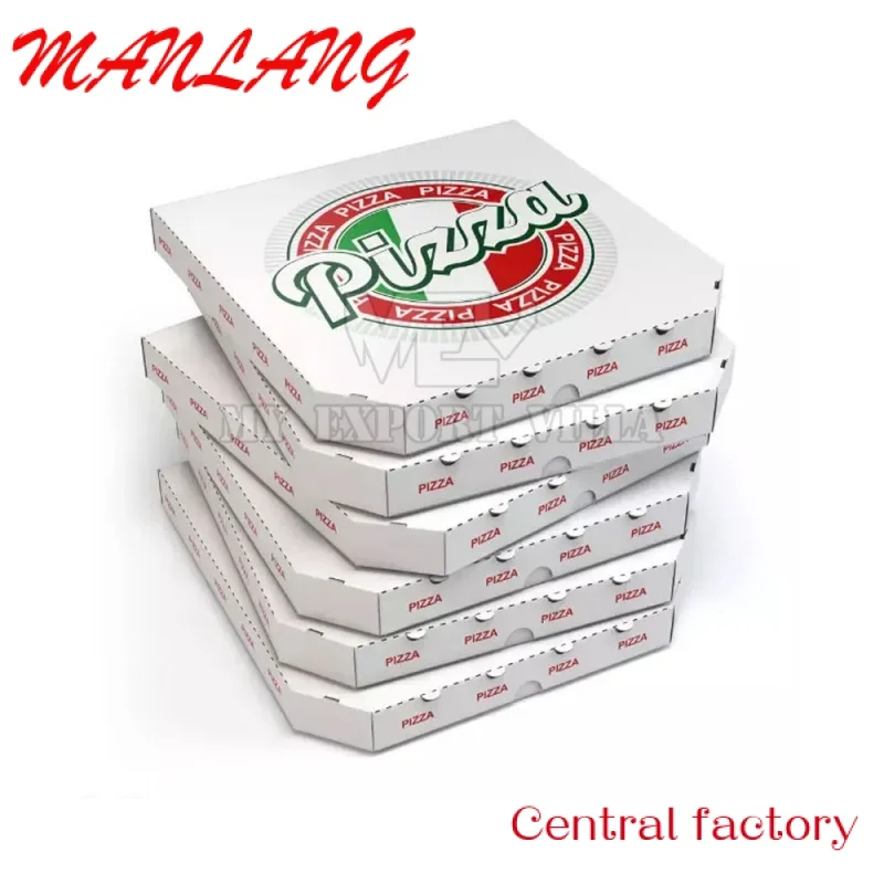 Custom  High Quality 2023 Latest Design Paper Pizza Box Customized Size And Style Pizza Box