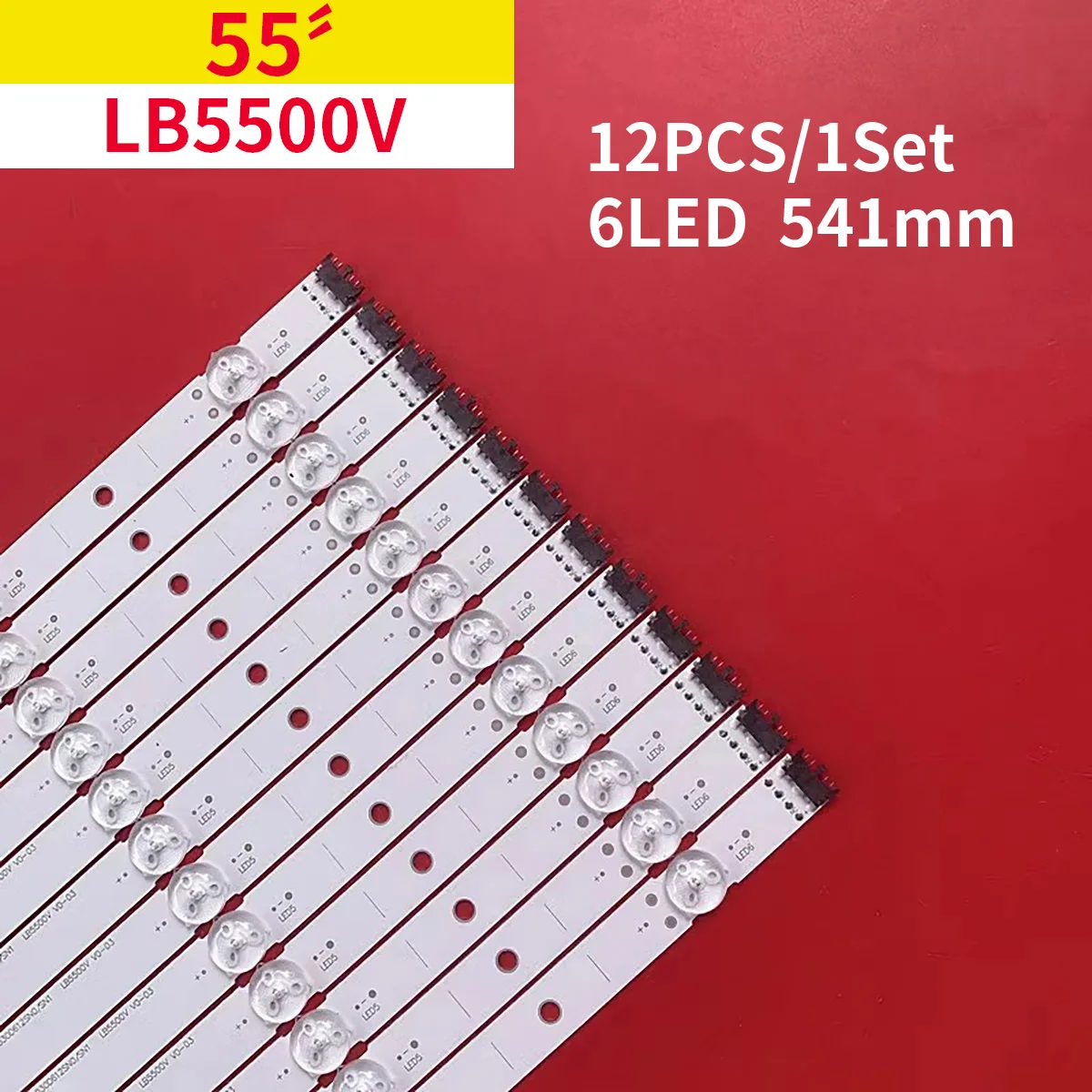 

LED Backlight Strip 6LED For XBR-55X900H XBR-55X90CH XBR-55XH9096 KD-55XH9005 MBL-55030D612SN0 LB5500V V0