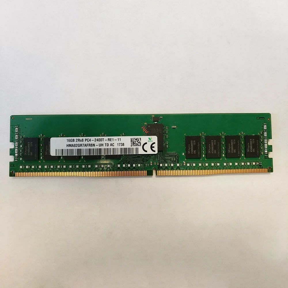 1 PCS HMA82GR7AFR8N-UH 16G 2RX8 2400 REG ECC For SKhynix Server RAM