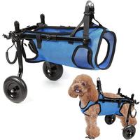 Disabled Dog Mobility Aid Elderly Dog Wheelchair for Walking Adjustable Hind Leg Pet Auxiliary Trolley Support for Disabled Pets