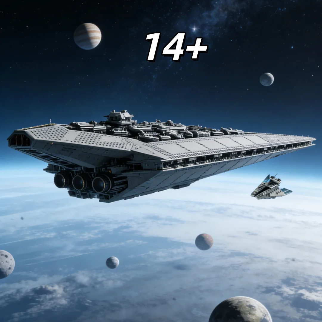 

Новый конструктор 2026 года: модель космического корабля MOC из 3152 деталей, большой набор для сборки, коллекционный подарок для взрослых, декоративный элемент