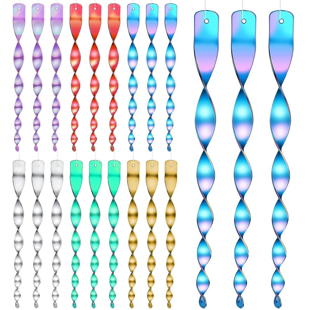 

Светоотражающие удилища для отпугивания птиц, 30 см, декоративное спиральное сдерживающее устройство, эффективное подвесное средство для птиц