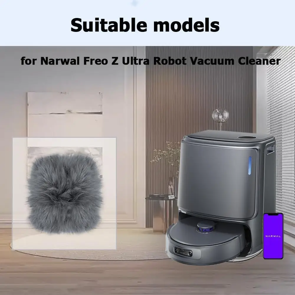 Straccio da battiscopa di ricambio per accessori per aspirapolvere robot Narwal Freo Z Ultra