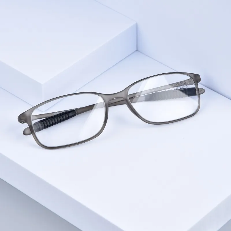 Guanhao TR90 Frame Resin Lens Clear Glasses Man Women Ultra-light Plastic Frame Slim Reading Glasses Foldable 1.0 1.5 2.0 2.5