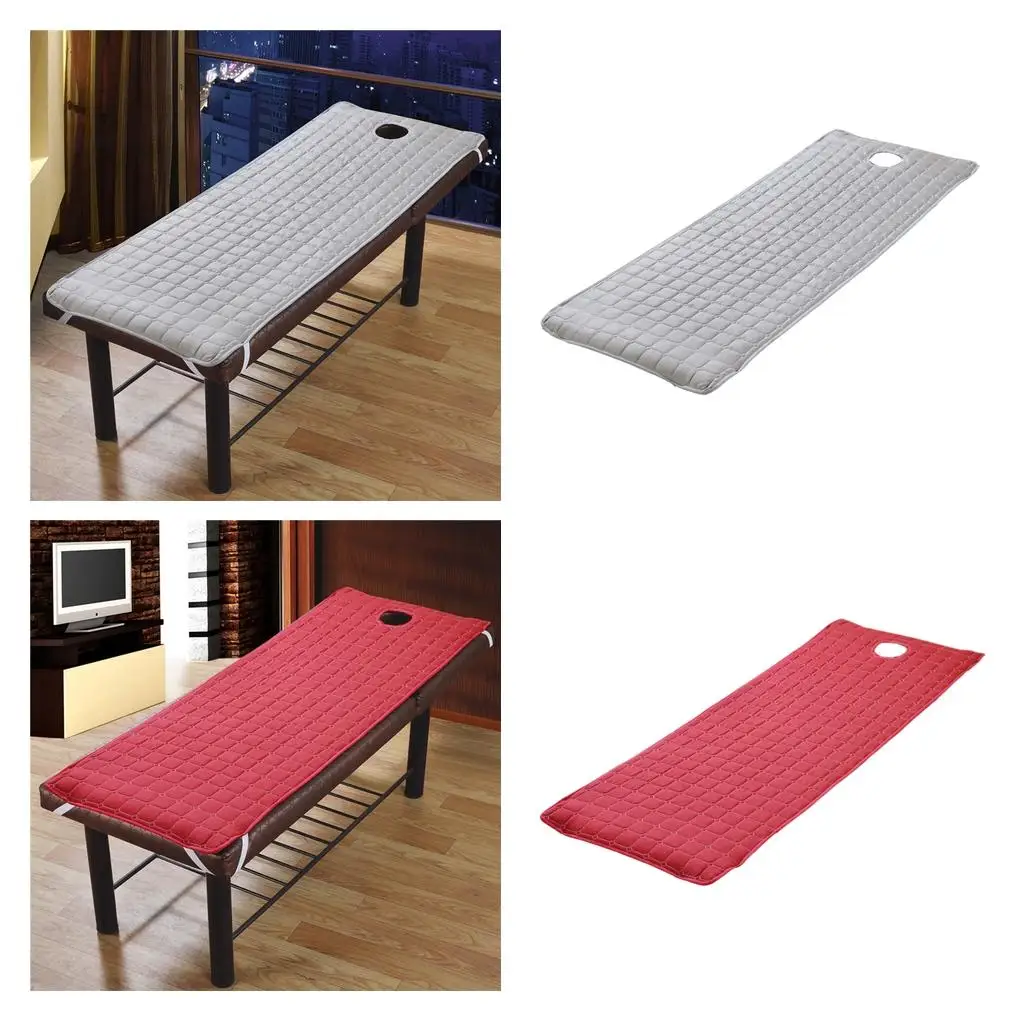 2pcs Beauty Salon SPA Massage Table Bed Sheet Pad Mattress with  Hole