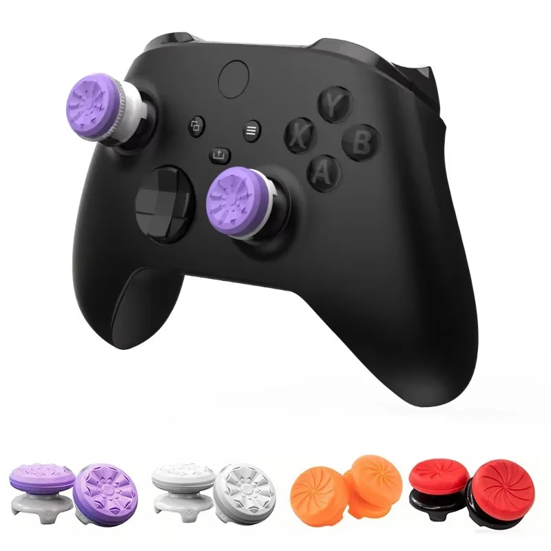 2 pçs jogos de vídeo silicone polegar aperto para ps4/5 rocker stick extensores tampa joystick impulsionador acessórios controlador de jogos de vídeo