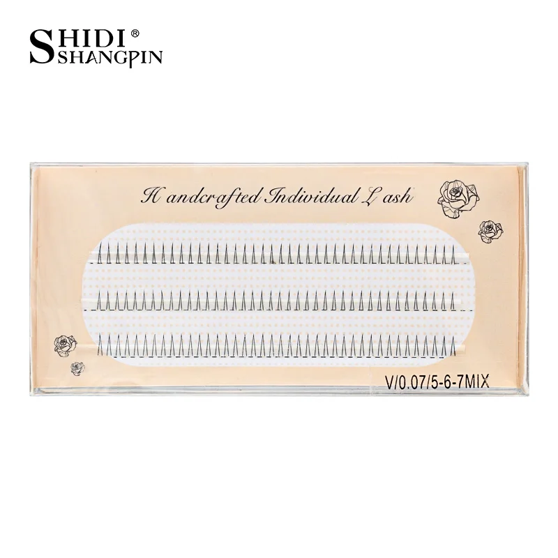 120 klastry V kształt dolne przedłużanie rzęs pod rzęsami naturalne pojedyncze sztuczne rzęsy profesjonalne przybory do makijażu