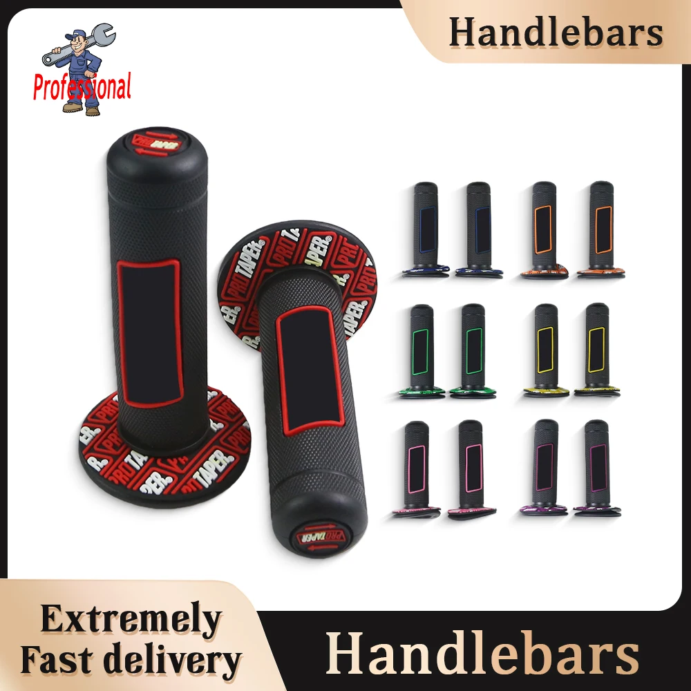 

Motocross Rubber Grips Handlebar Protection Universal Accessories Hand Grip For Honda Yamaha Kawasaki Suzuki