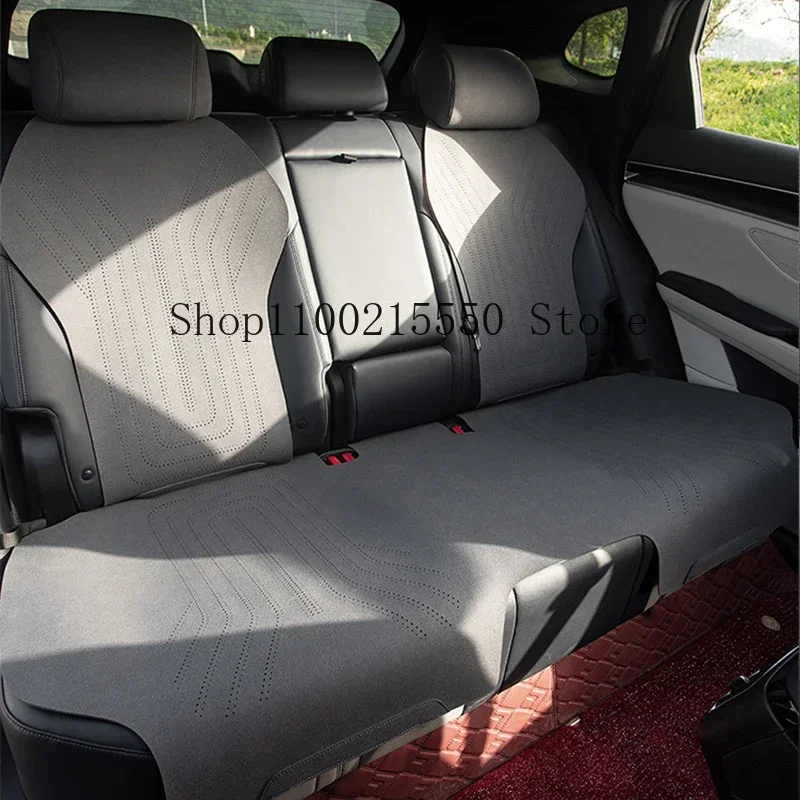 High Auto Car Seat Cushion Cover for BYD Song PLUS PRO 2021-2025 Four Seasons Universal Half Package Seat Aviation Turn Fur