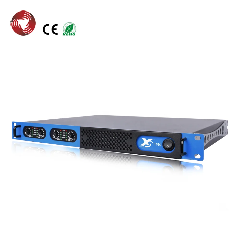 

Hot selling professional 600W*4 1u class D power amplifier 4 channels