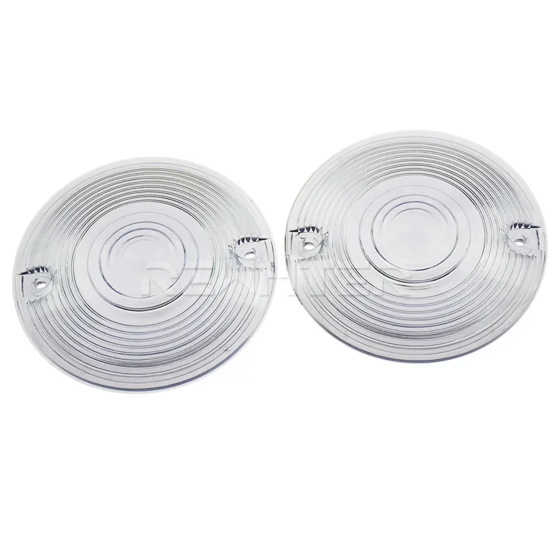 2PCS Motorcycle Turn Signal Light Lens Cover Clear/Smoke/Amber For Harley Touring Electra Glide Ultra Glide Road Glide 1986-2014