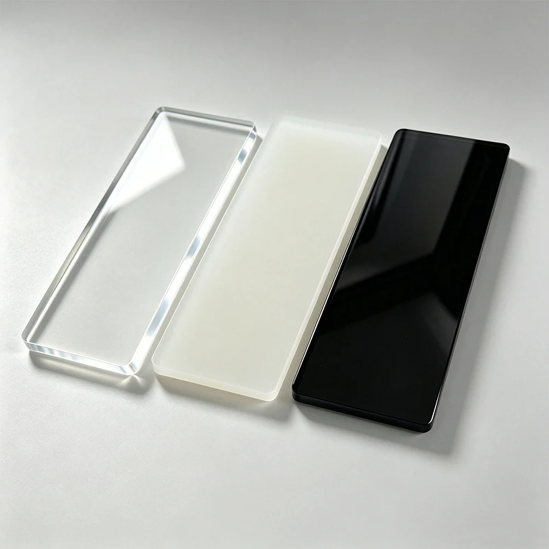 Clear / Opaque Milky White / Glossy Black Plexiglass Acrylic PMMA Sheet A4 A3 A5 For Picture Frame Display Sign DIY Thick 3mm