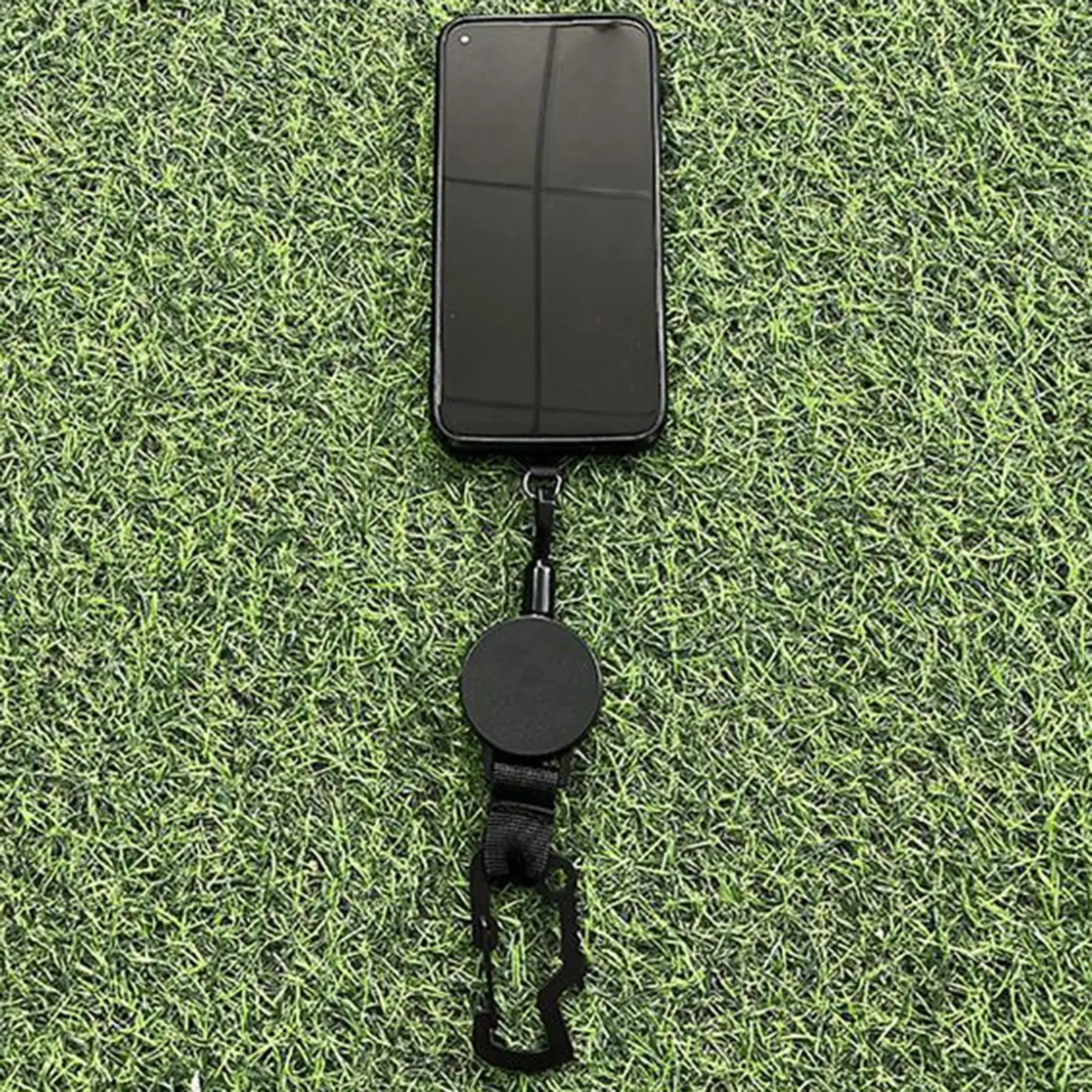 Phone Tether Retractable Key Chain with Carabiner for Belt Clip or Bag Stretchable Key Holder for Hiking Cycling Travel