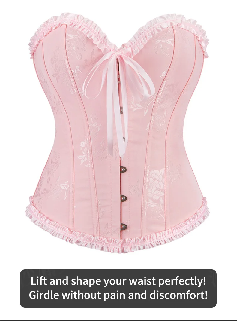 Summer new pink small design striped lace lace button splicing sexy low cut slim fitting tank top