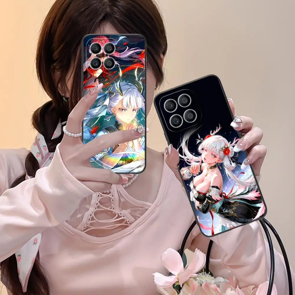 

Чехол для телефона Wuthering Waves Jinhsi для Honor 90 80 70 60 50 30 20 10 9 8 7 Pro S SE Lite 5G, черный чехол для смартфона, мобильного телефона