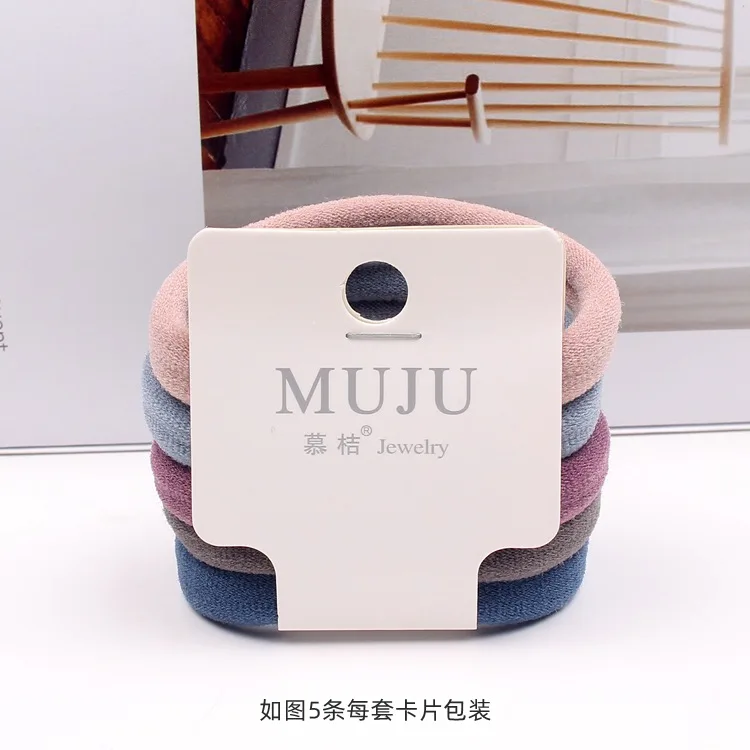 5 قطع من رباط شعر متعدد الأغراض على الطراز الكوري فائق التمدد وصديق للميزانية وبسيط على شكل ذيل حصان مرن للنساء وربطة شعر عصرية