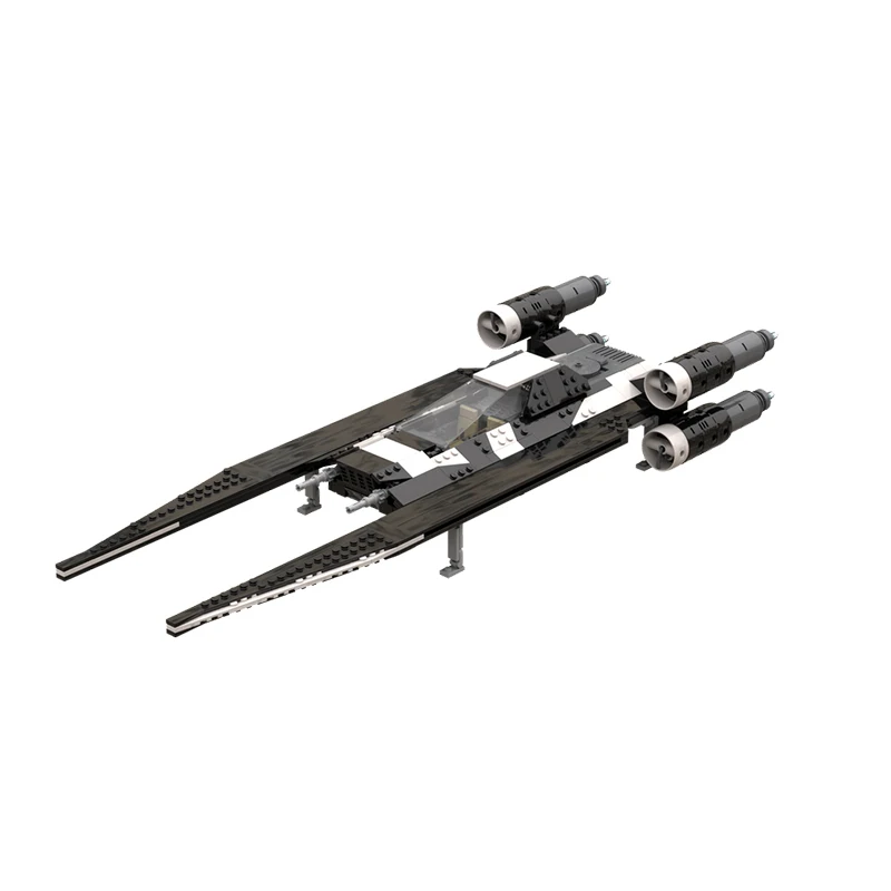 898PCS UT-60D U 윙 성간 갈등 빌딩 블록 별 벽돌 조립 Starfighter 모델 장난감 DIY 선물 MOC- 218395