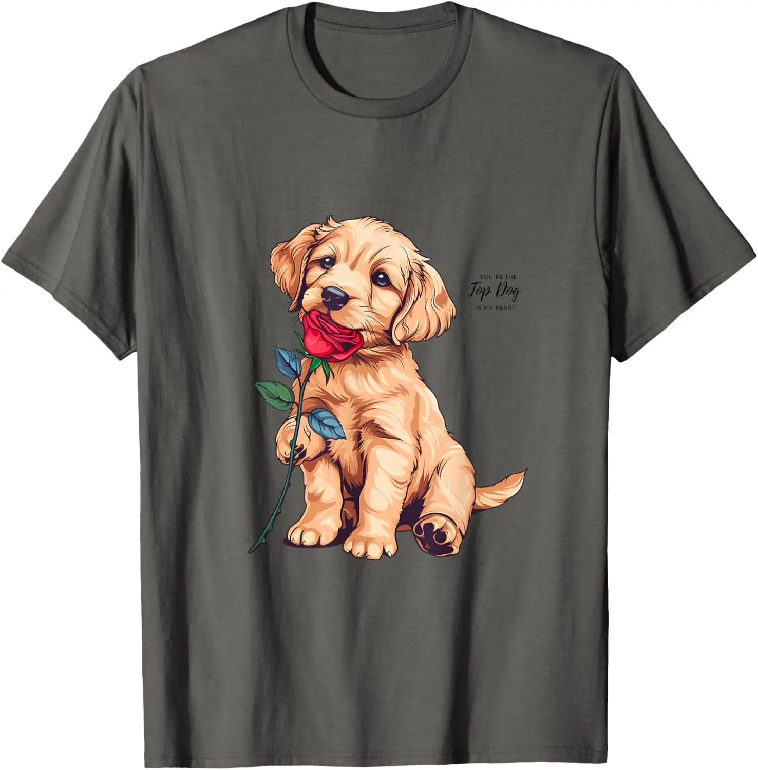 

Golden Retriever Love Paws - Whimsical Animal Pun Design for T-Shirt