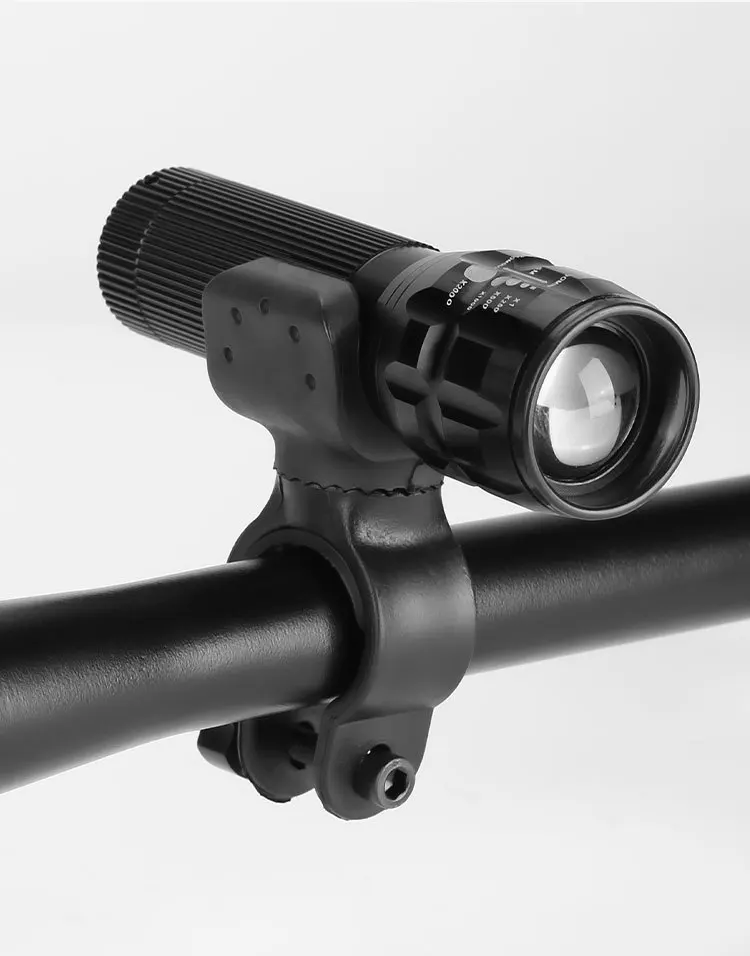 360 درجة تدوير الدراجة دعامة إضاءة الدراجة الجبلية الطريق مصباح ليد جيب جبل حامل العالمي مصباح يدوي حامل الجبهة مشبك إضاءة