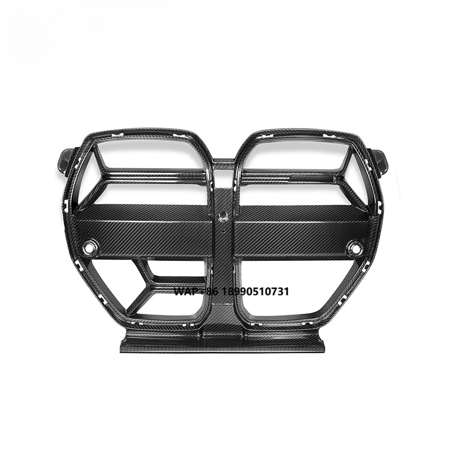 

M3 M4 G80 G82 CSL Style With ACC Good Quality Auto Car Parts Carbon Fiber Mesh Grill Front Center Bumper Grille