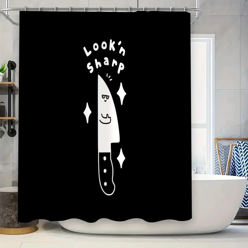 

Bathroom Shower Curtain Japanese Aesthetic Koi Fish Pattern Waterproof Home Decor Washable Shower Liner for Bathroom