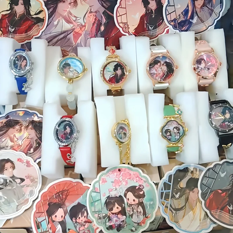 New Heaven Official'S Blessing Pocket Watch Blind Box Kawaii Anime Xie Lian Hua Cheng Collectible Mystery Decor Gifts For Adult - view 6