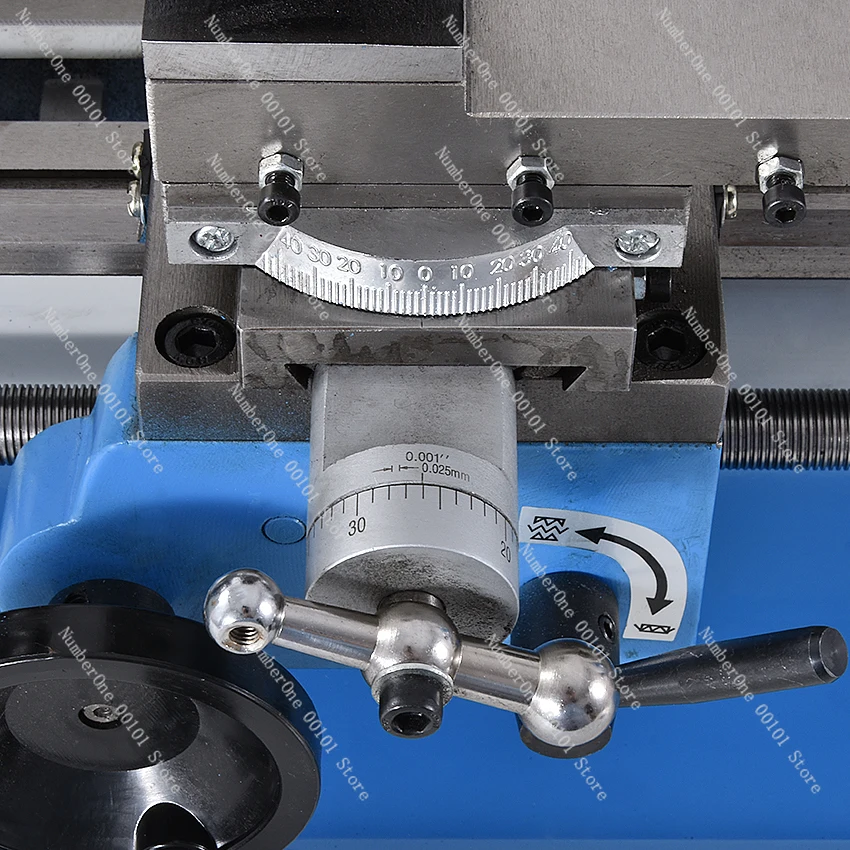 New 0618 110V/220V Mini Machine Benchtop Metal Tool Household DIY Small Stainless Steel Lathe Metal Processing Lathe