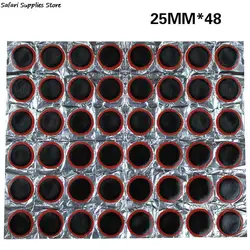 48PCS/24PCS 25mm Round Rubber Bicycle Tire Patch Cycle Repair Tools Cycling Bike Tire Tyre Inner Tube Puncture