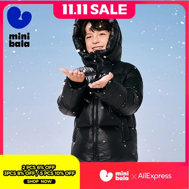 

Пуховик Mini Bala для мальчиков и девочек, термогенерирующийся трехстойкий пуховик для родителей и детей для малышей