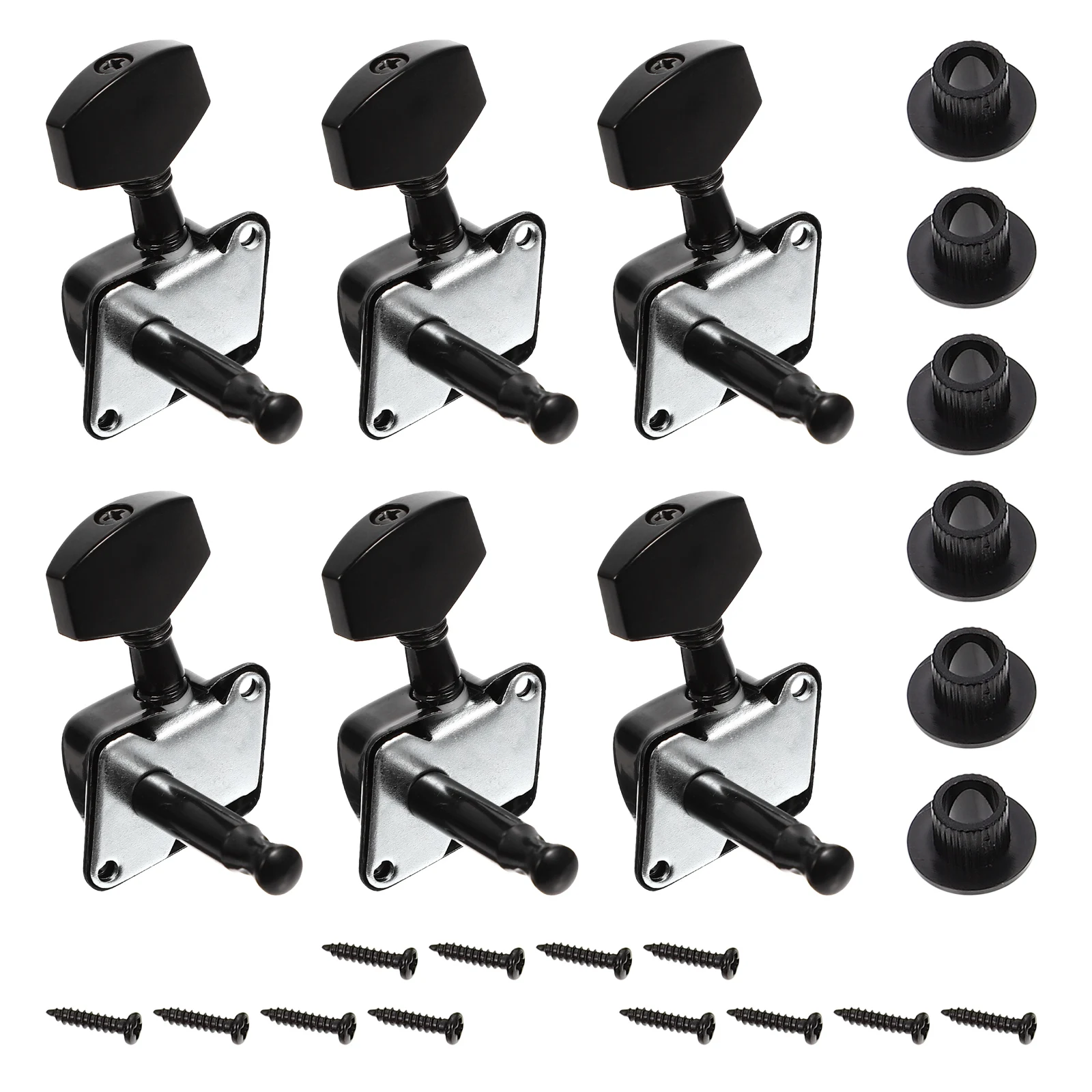 

1 Set Guitar Machine Tuning Pegs Metal Durable Replacement Fits Acoustic Electric Guitars Easy Install Stable Tuning Guitar