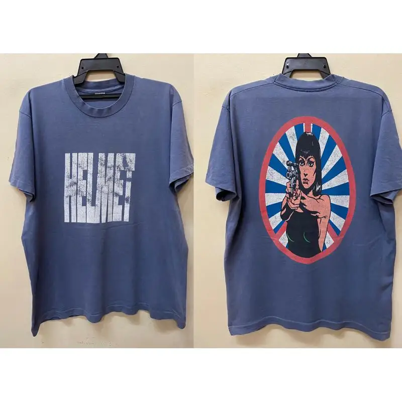 HELMET Band Tour Doppelseitiges T-Shirt Volle Größe S 5XL FH882