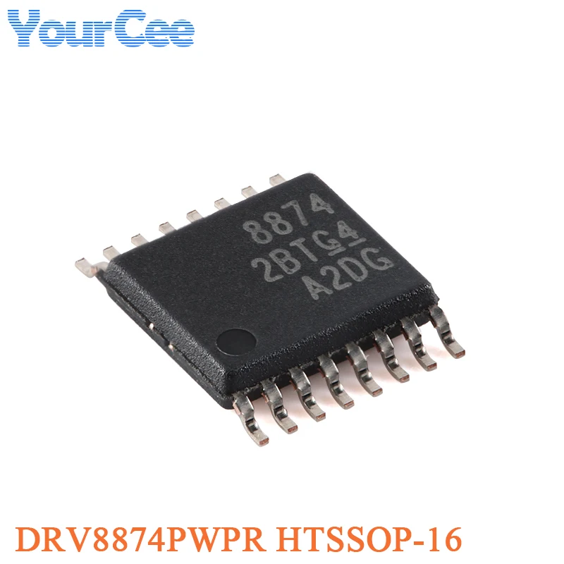 5PCS/1PC DRV8874PWPR HTSSOP-16 DRV8874 8874 Integrated Current Sense Feedback 40V 6A H-Bridge Motor Driver Chip