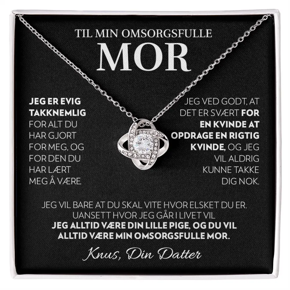 To My Mom Daughter Mother Necklace Gift  Women Mor Datter Love Knot Pendant Necklaces Fashion Jewelry 2025 New Hot Dropshipping