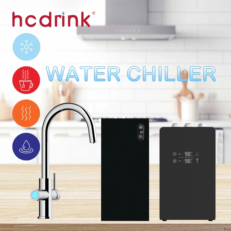 Iwater Quality Home Kitchen Single Hole Clean Filter Hot And Cold Drinking Water Instant Heating Long Neck Faucets Tap