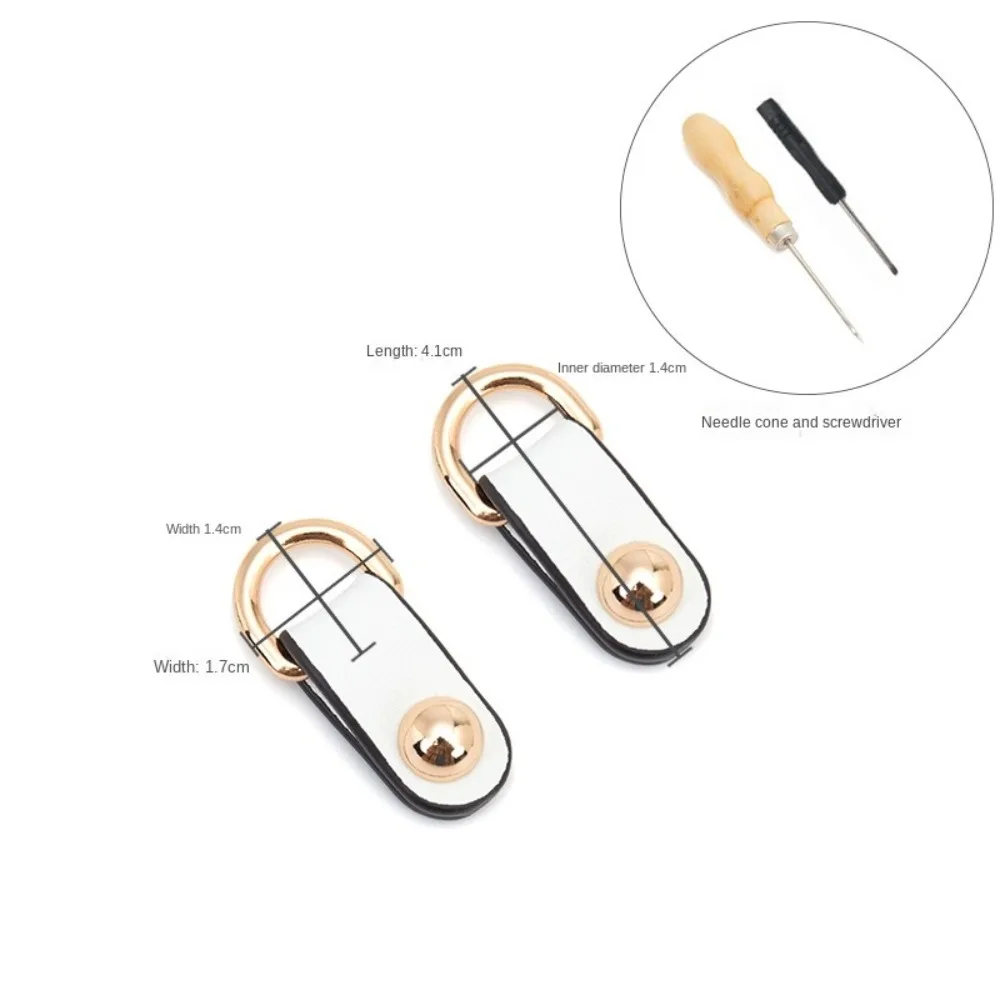 عالية الجودة D-شكل حقيبة أبازيم بو حقيبة يد عالمية مشبك حقيبة الديكور حقيبة الإمدادات