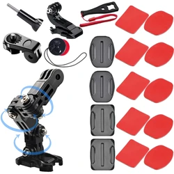 Motorcycle Helmet Kit for GoPro Hero 13 12 11 10 Helmet Chin Mount For Go Pro Insta360 DJI Action 6 5Pro Camera Accessories