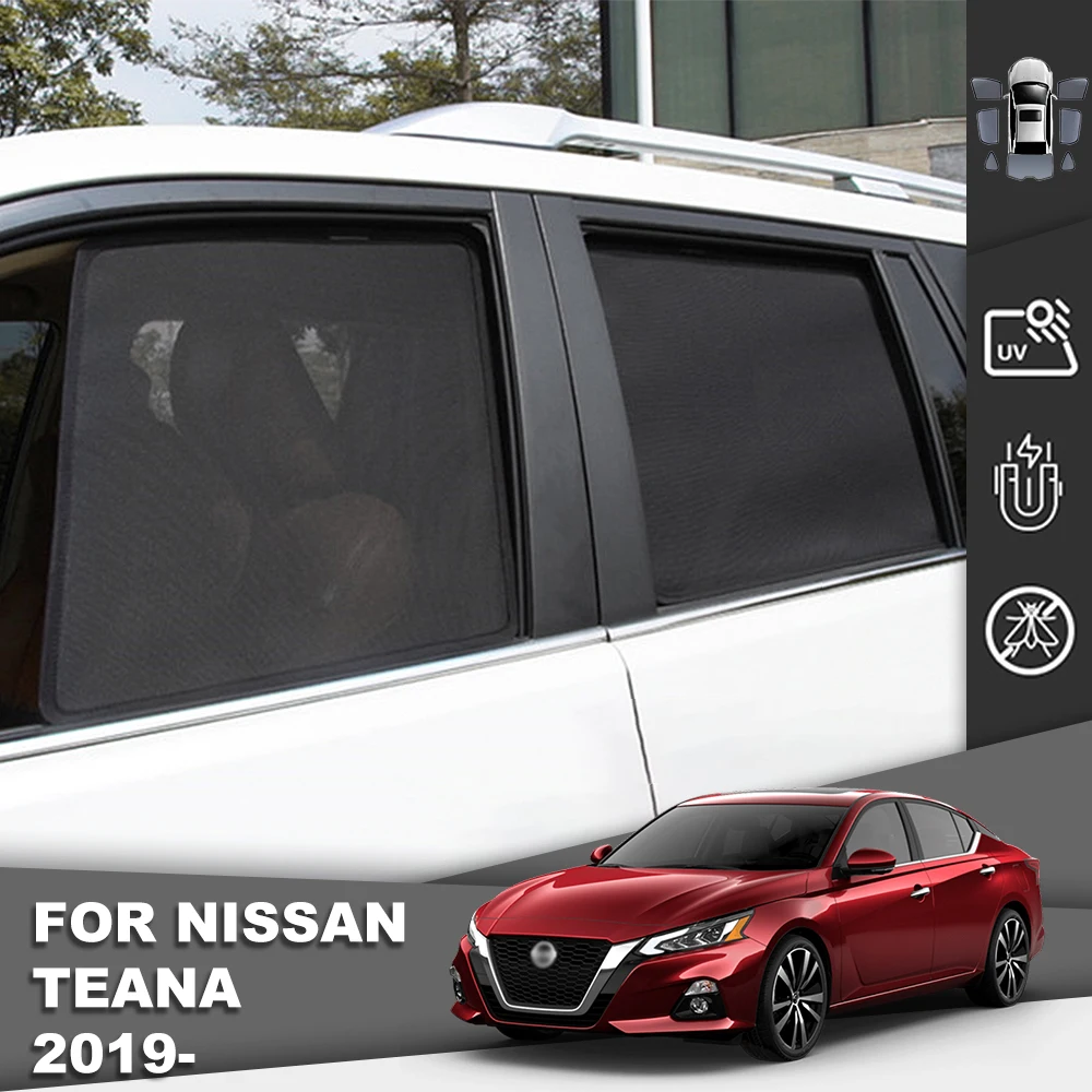 

Magnetic Car Sunshade For Nissan Altima Teana L34 (2019-2024) Front Windshield Curtain Rear Side Baby Window Sun Shade Visor