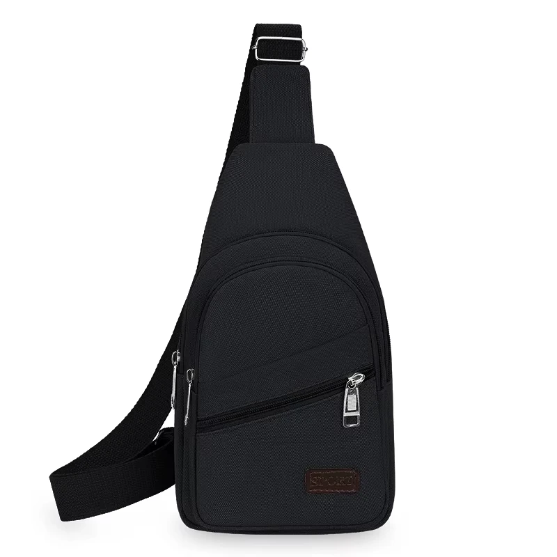 

Weatherproof Anti Shake Men Chest Bag Durable Oxford Cycling Hiking Travel Secure Zipper Multi Pocket Crossbody Sling